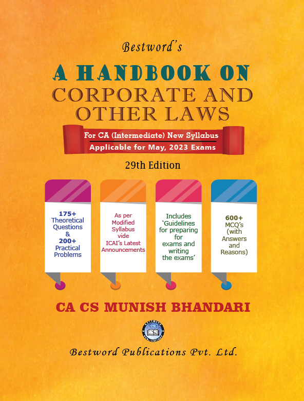 bestword's-a-handbook-on-corporate-and-other-laws---by-ca-cs-munish-bhandari---29th-edition---for-ca-(intermediate)-may-2023-exams-(new-syllabus)